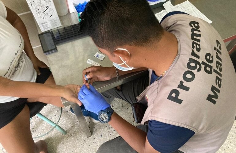 La OPS apoya al MPPS en la ejecución del Plan Nacional de Malaria