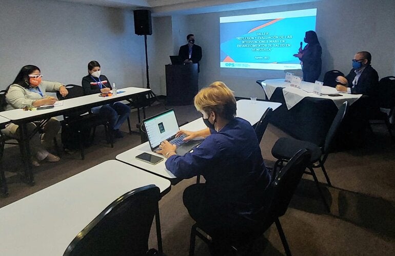 En el taller de evaluación de las estrategias WASH en Venezuela