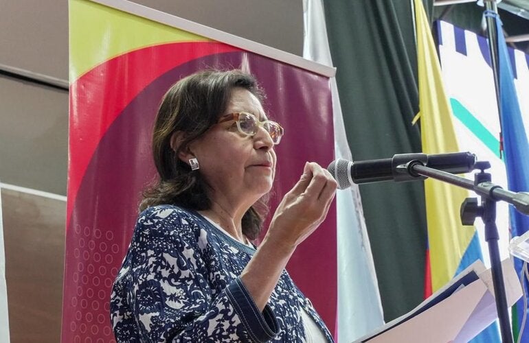 dra. Tambini hablando