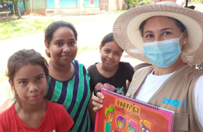 Voluntaria en Olancho trabaja con la comunidad