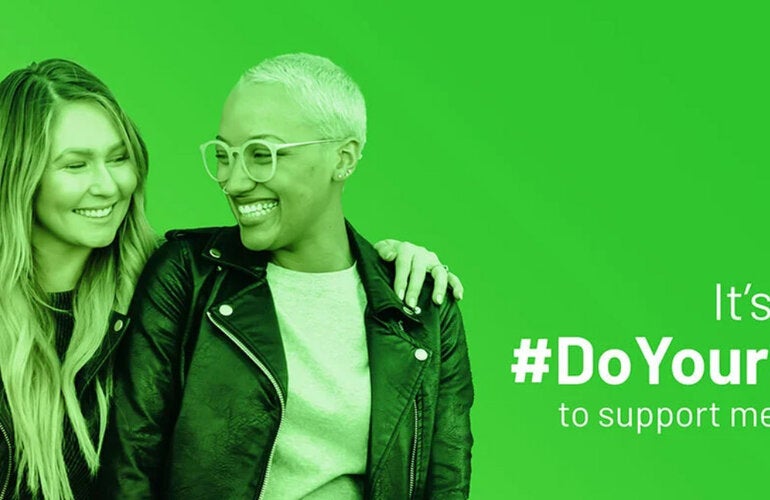 Do your share. Women embracing