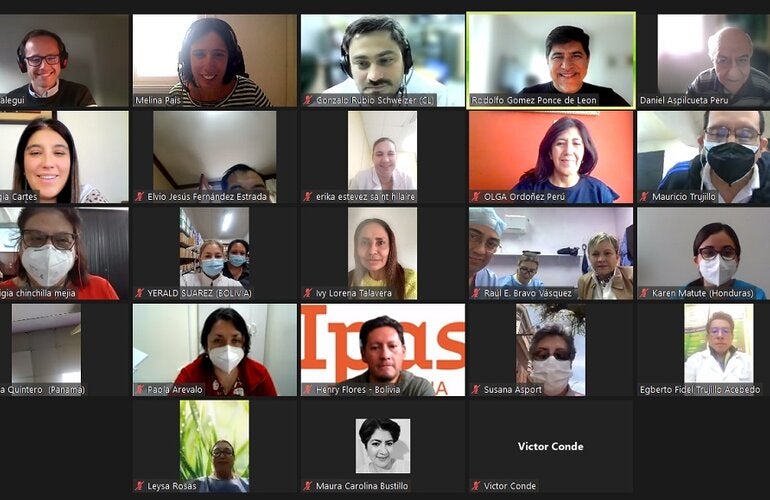 Pantalla participantes curso