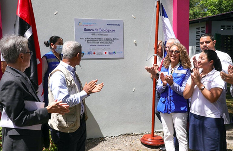 Inauguración del nuevo Banco de biológicos de SILAIS Managua.