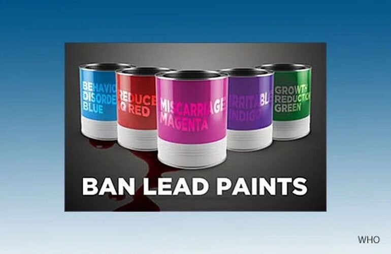 stylized paint cans