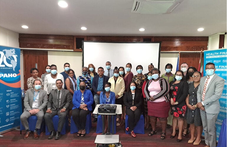 Participants at the HFPM Workshop in Paramaribo, Suriname