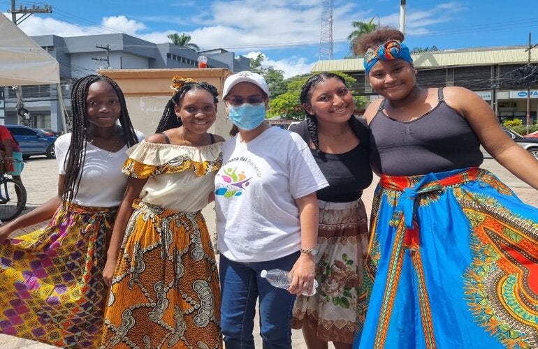 feria de la salud en Semana del Bienestar en La Ceiba