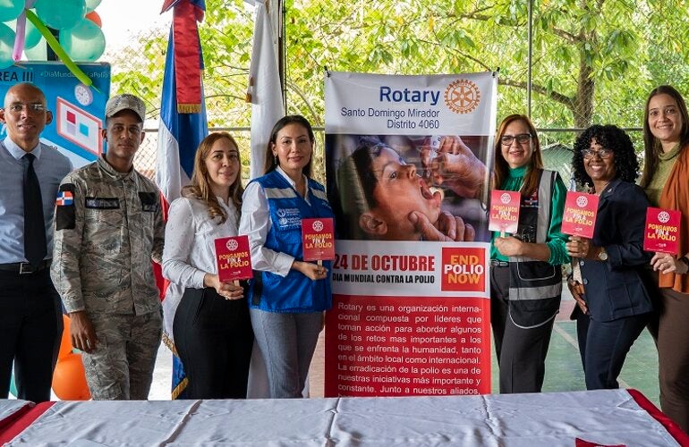 Autoridades en la jornada