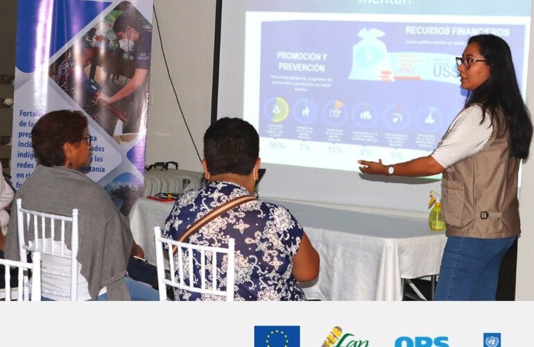 Capacitación en salud mental a profesionales de salud