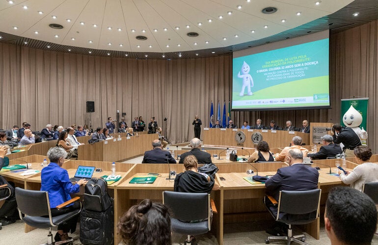 Evento no auditório da OPAS