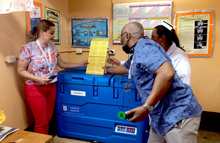 Cadena de frío en Nicaragua