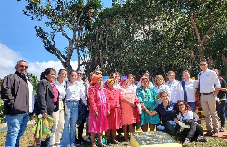 Parque conmemorativo al 120 aniversario OPS-Yamaranguila