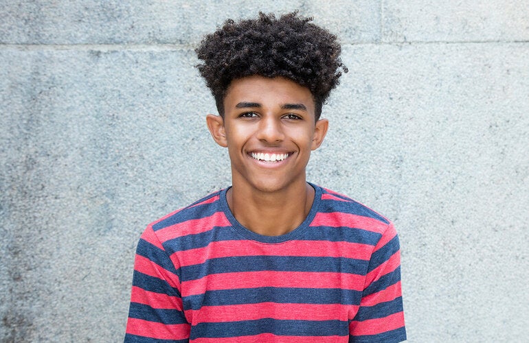 smiling young man