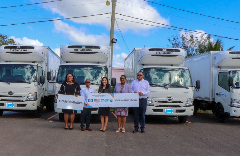 Handover of items procured through the USG funds