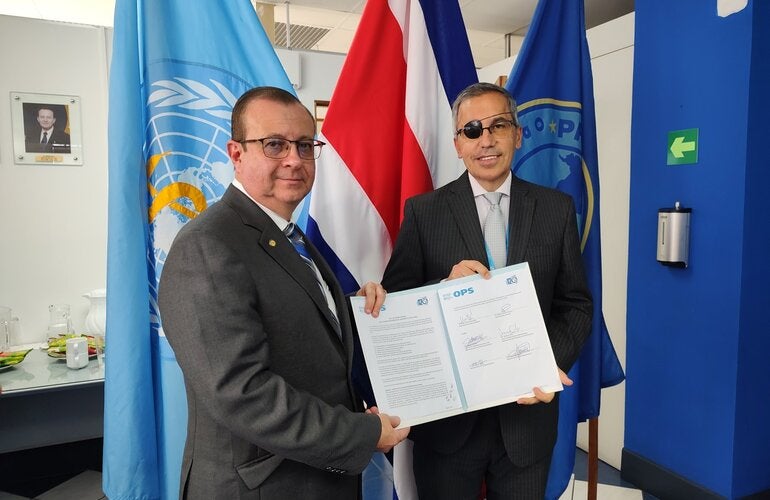 Dr. Jorge Victoria y el Dr. Alfonso Tenorio, nuevo Representante