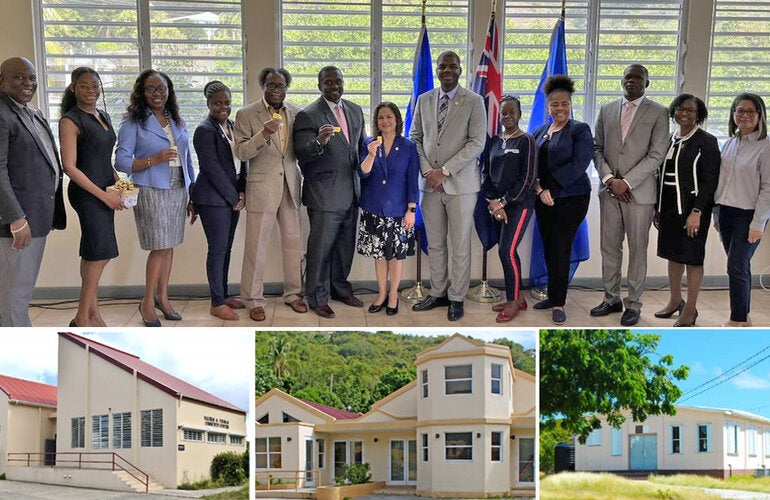 Handover for SMART centres in BVI