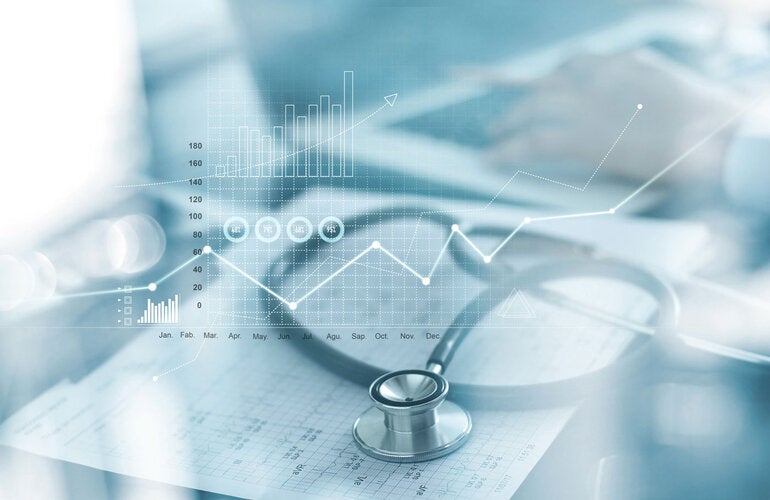 stethoscope and chart