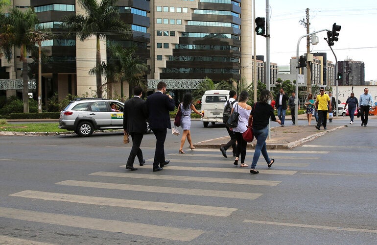 Safe pedestrian crossing