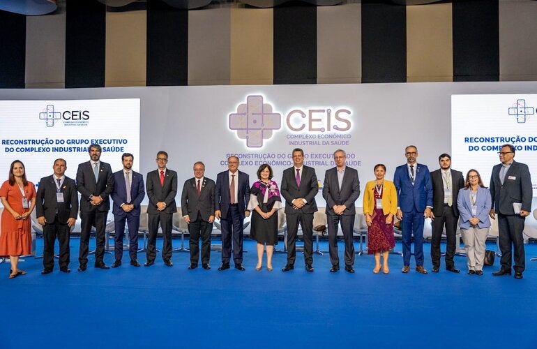 Evento de criação do criação do Grupo Executivo do Complexo Econômico-Industrial da Saúde (GECEIS)