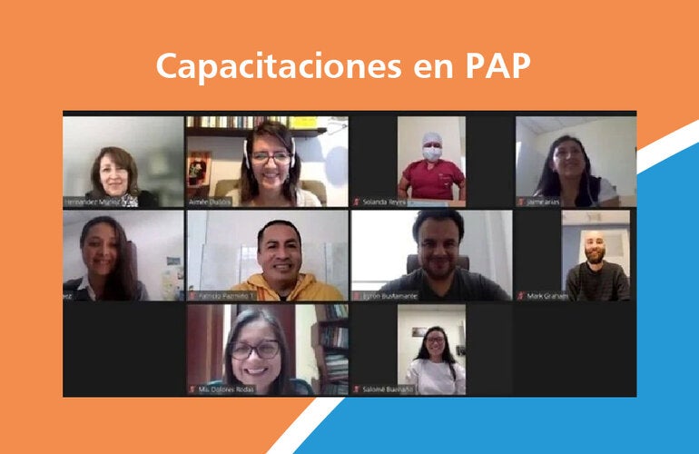 Ecuador: Capacitaciones en PAP, Guía de Intervención Humanitaria mhGAP y cuidado de los equipos