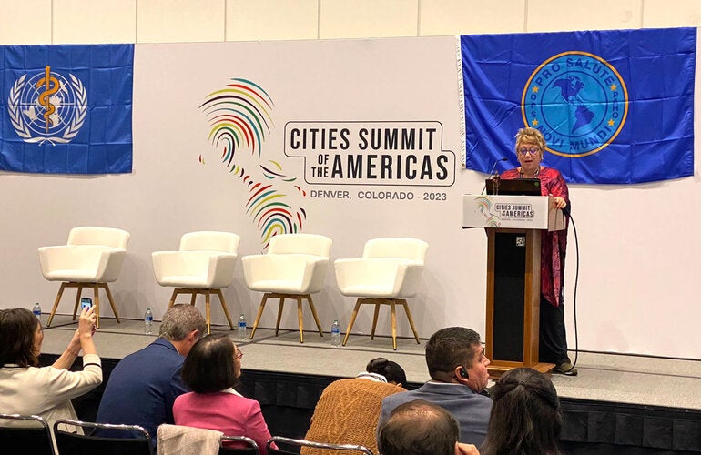 Dr. Gerry Eijkemans, director of the Department of Social and Environmental Determinants for Health Equity at PAHO