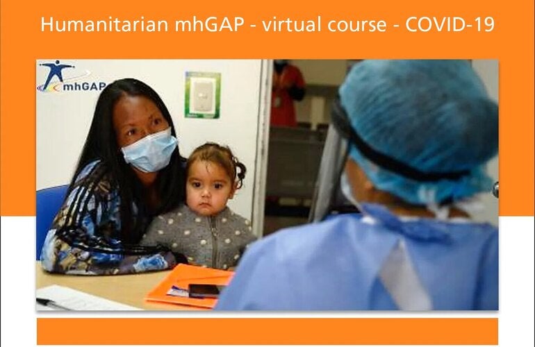 Launch of the humanitarian mhGAP virtual course