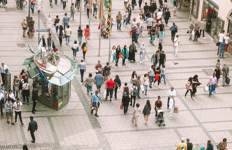 People in the street