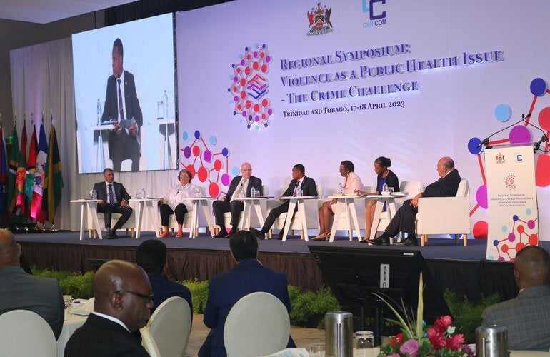 The panel for Violence as a Public Health Issue.