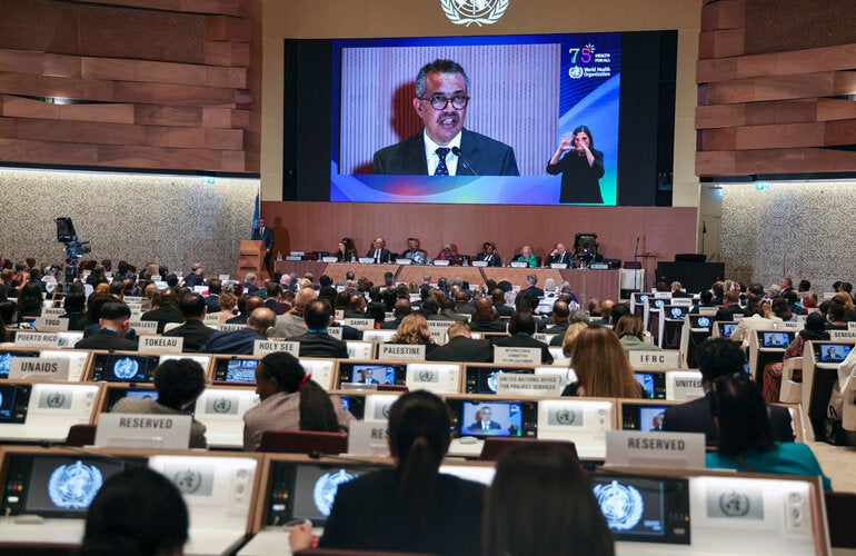 Seventy-sixth World Health Assembly opens in Geneva