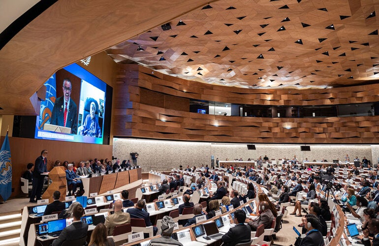 Clausura de la 76a Asamblea Mundial de Salud