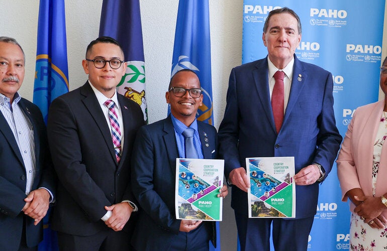 Belize signing of the 2023-2027 Country Cooperation Strategy