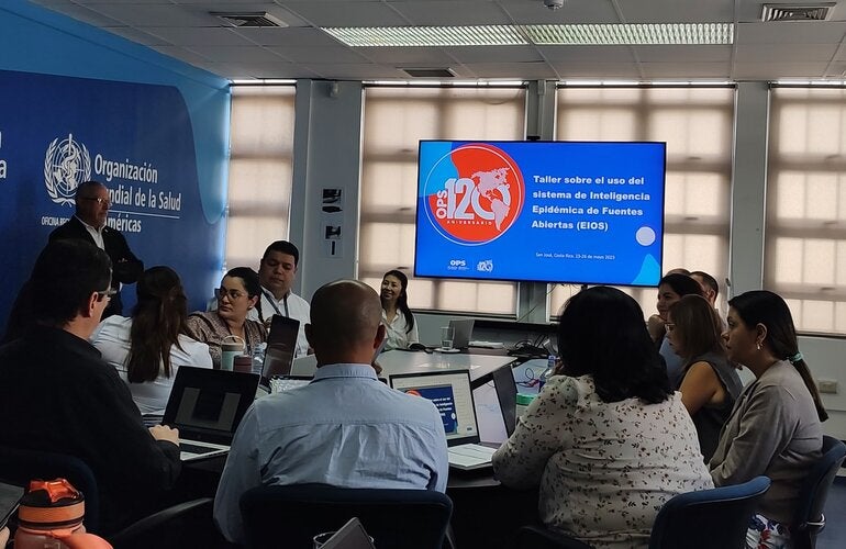 Participantes en el taller 