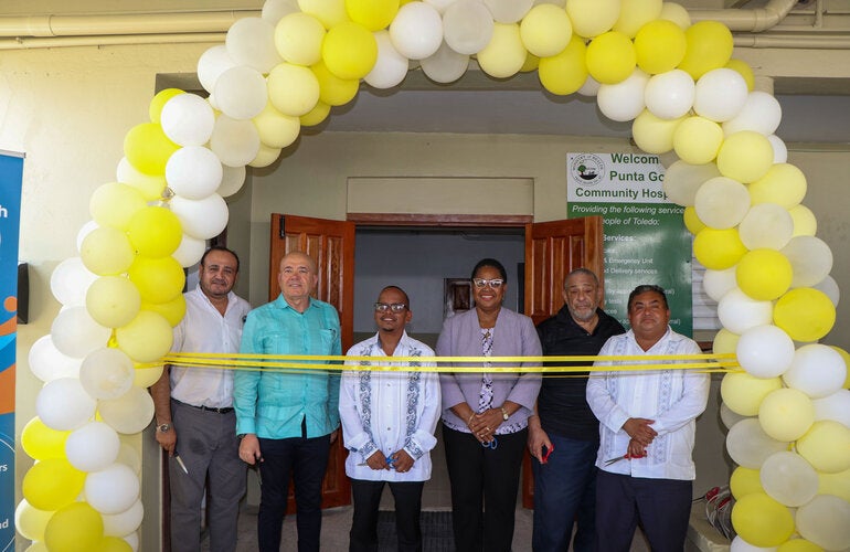 Handover of the Punta Gorda Community Hospital now a retrofitted smart health care facility