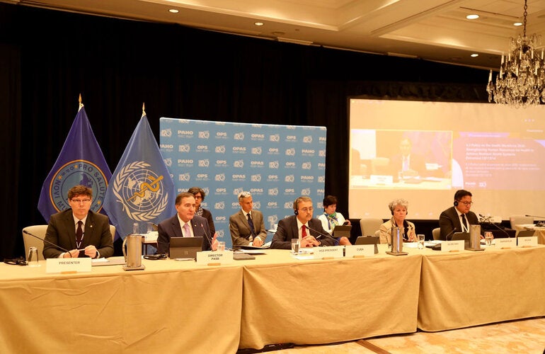 PAHO 172nd Executive Committee kicks off 