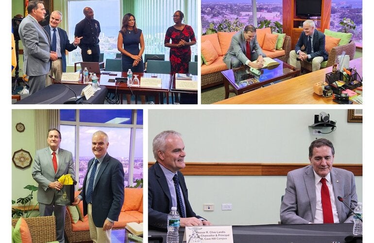 PAHO Director's Visit to University of the West Indies Cave Hill Campus