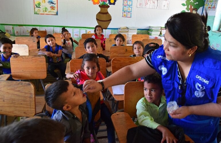 Campaña de desparasitación a escolares 2023