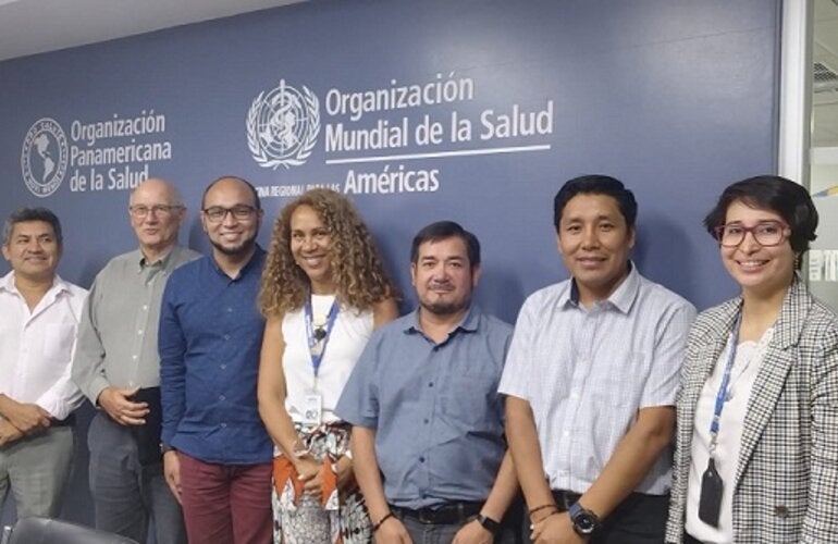 Misión CLVr en su entrevista con la Representante de la OPS/OMS en Honduras