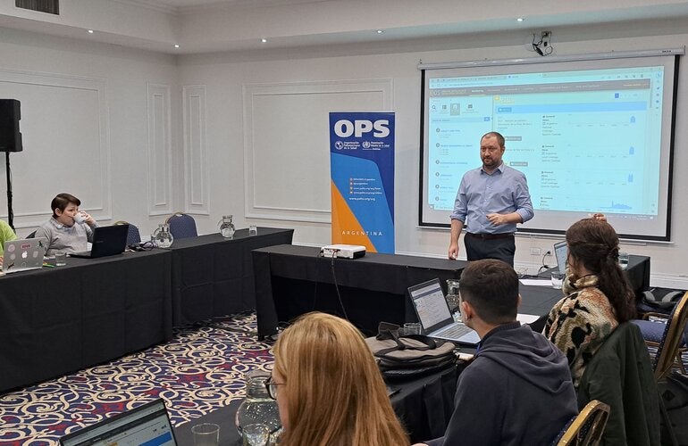 Foto de uno de los momentos del taller