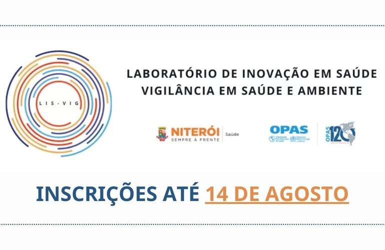 Inscrições até 14 de agosto