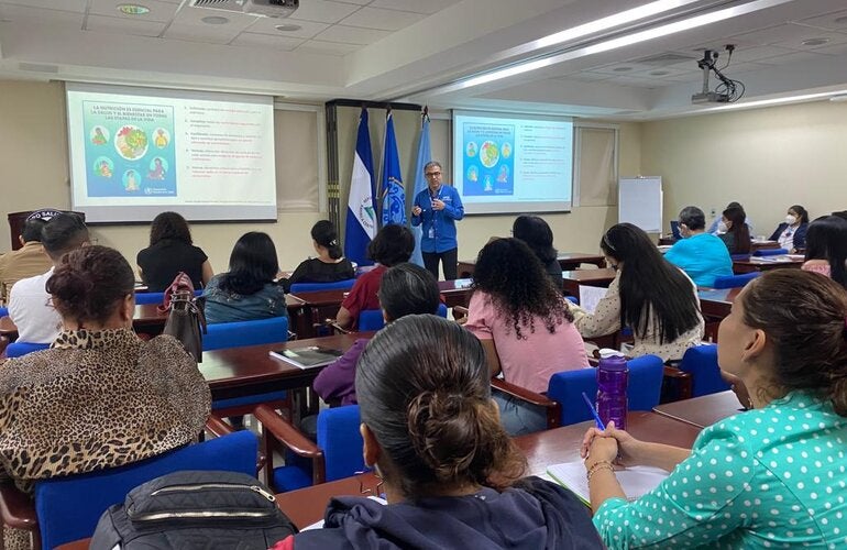 Taller fotalecimiento de capacidades para el abordaje de la nutrición