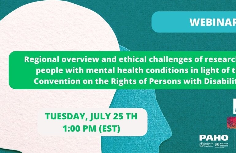 Regional overview and ethical challenges of research with people with mental health conditions in light of the Convention on the Rights of Persons with Disabilities 