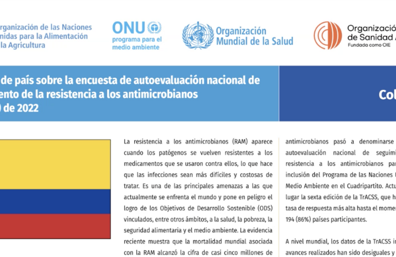 Plan Nacional de Respuesta a la Resistencia a los Antimicrobianos 