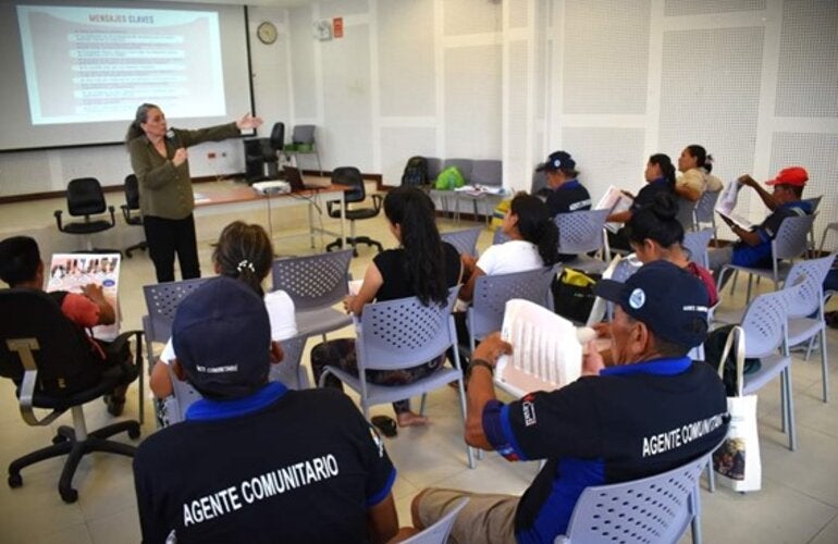 Taller para agentes comunitarios