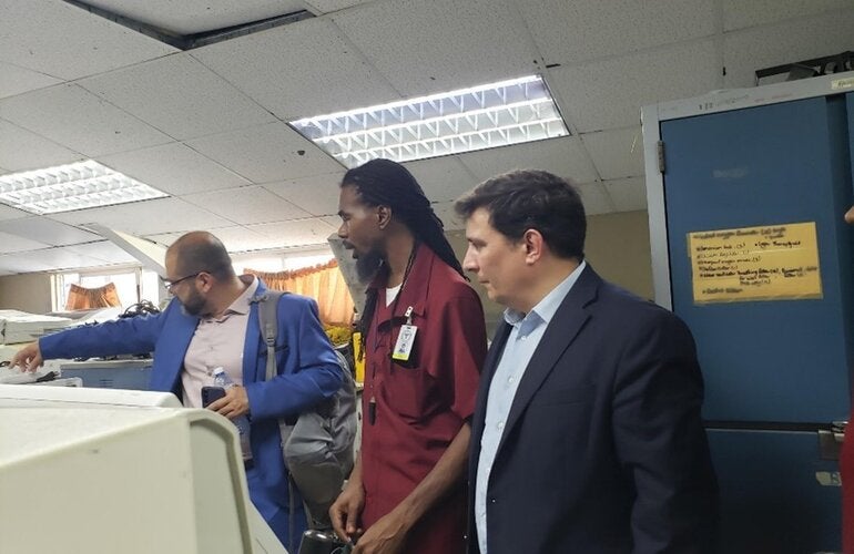 Visit to the Biomedical Engineering Department, Georgetown Public Hospital Corporation Inc