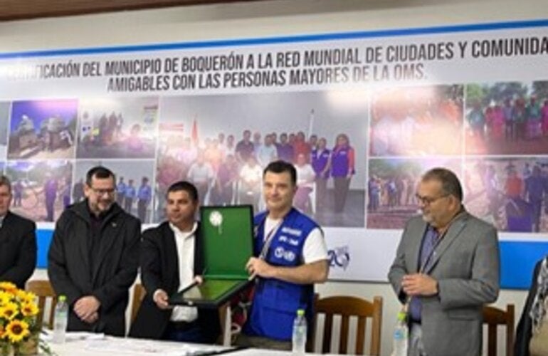 Intendente de Boquerón y Dr. Korc OPS