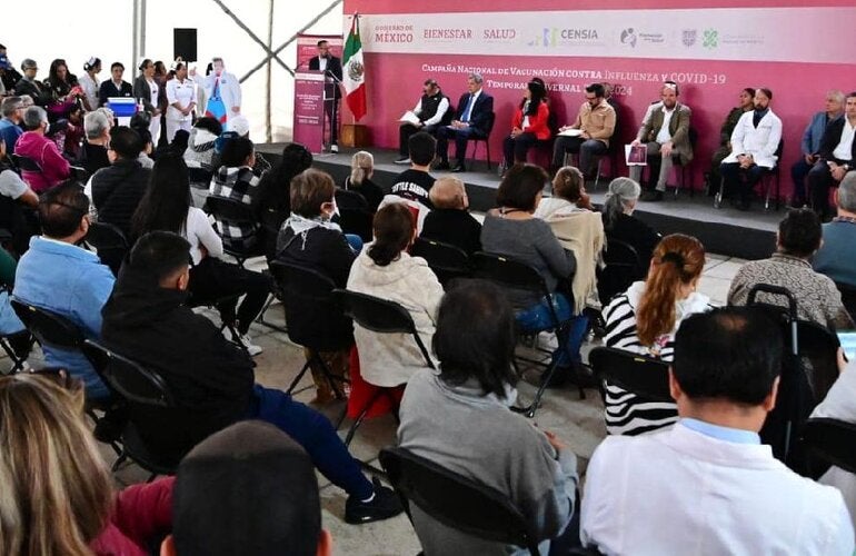 OPS México acompaña el Arranque de la Campaña de Vacunación contra influenza y COVID-19, para la temporada invernal 2023-2024
