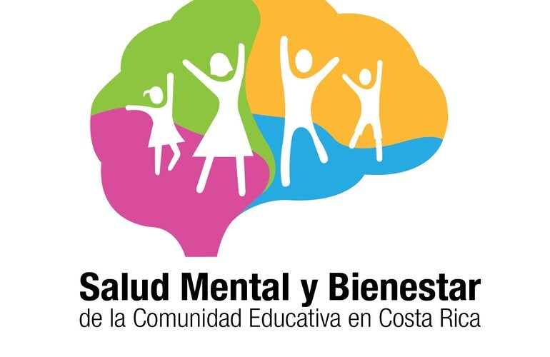 Logotipo del proyecto. Siluetas felices dentro de una figura de cerebro