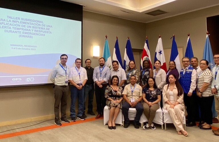 Nicaragua anfitrión de Taller EWARS 