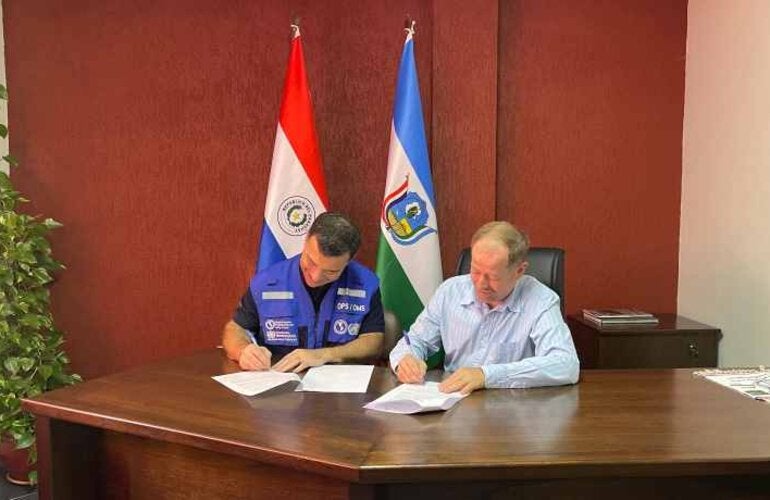 Dr. Korc y Gobernador, Sr. Harold Bergen 