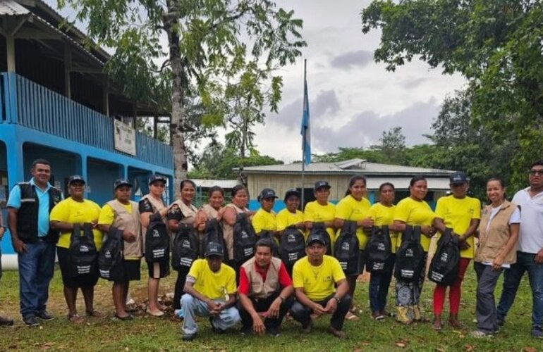 Colaboradores voluntarios para eliminar la malaria en la Moskitia hondureña