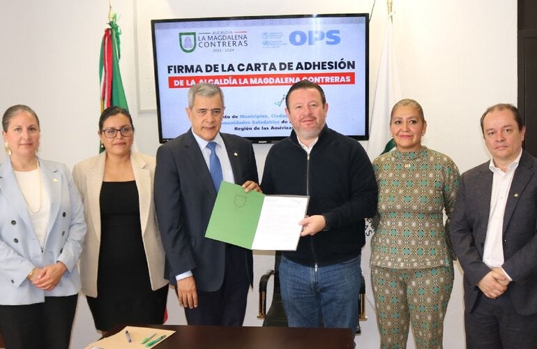 La alcaldía Magdalena Contreras se suma al Movimiento de Municipios y Comunidades Saludables de las Américas de la OPS